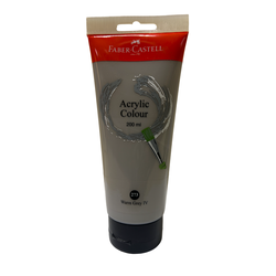 Faber Catell Acrylic Colour 200ml tube Warm Grey