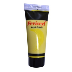 Fevicryl acrylic colour 200ml AC06 Lemon Yellow