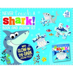 Never Touch A Shark Book and Jigsaw Boxset