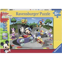Ravensburger Disney Mickey & Minnie Mouse"At the Skate Park"-100 pieces Puzzle
