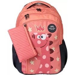 Faber Castell School Bag P2 Dino 6yrs +Peach 574505