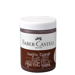 Faber Castell Acrylic Colour 140ml Van Dyck Brown