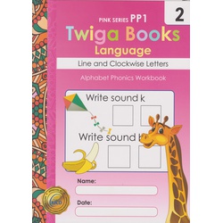 Twiga Books Language Line and Clowise Letters Book 2 Pre-Primary 1