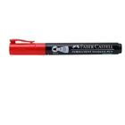 Faber Castell Marker Permanent Red Round Refillable