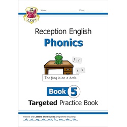 CGP Reception English Phonics Targeted Practice Book 5