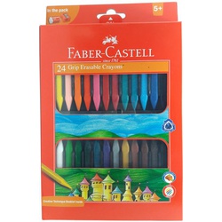 Faber Castell Crayons Grip Erasable Set 24 pieces