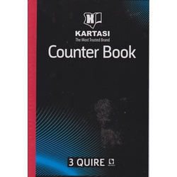 Counter Book A4 3 Quire
