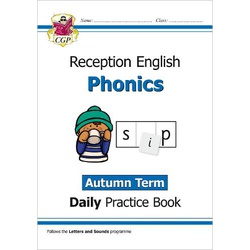 CGP Reception Phonics Daily Practice Book: Autumn Term