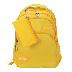 Faber Castell  School Bag S2 Star Dobby 12yrs +Yellow