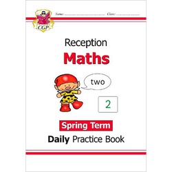 CGP Reception Maths Daily Practice Book: Spring Term