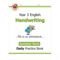 CGP KS2 Handwriting Year 3 Daily Practice Book: Summer Term