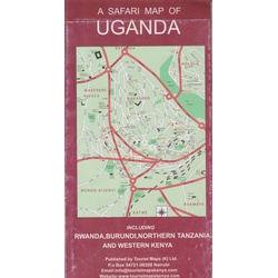 Safari Map of Uganda