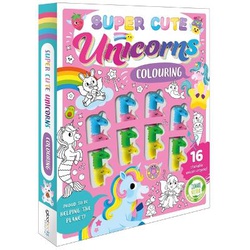 Super Cute Unicorns Colouring