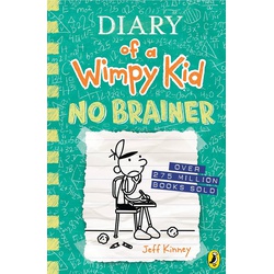 Diary of a Wimpy Kid Book 18: No Brainer-Hardback