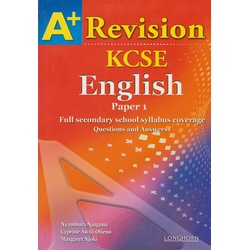A+ Revision KCSE English Paper 1