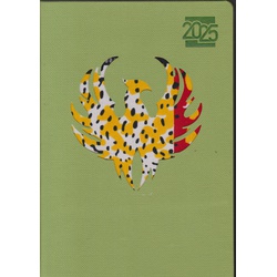 2025 Evoke PU Cover Ankara Diary A5 Rise