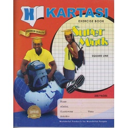 Exercise books 200pages Kartasi Brand Square Manila Cover