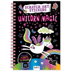 Scratch Art Stickers:Unicorns Magic