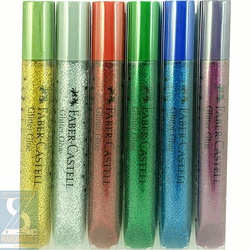 Faber Castell Glue Glitter 6 Colours X 12.5Gms