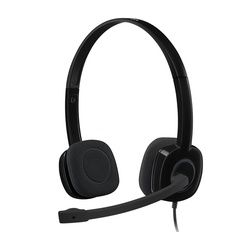 Zoom - Logitech Stereo Headset H151 - Black (3.5 MM JACK)