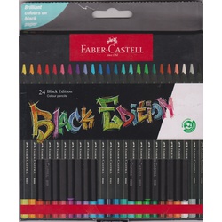 Faber Castell Black Edition Colour Pencils 24 pieces