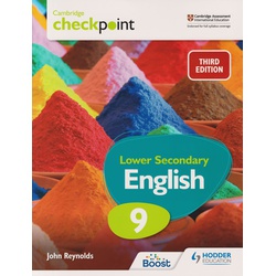 Hodder Cambridge Checkpoint Lower Secondary English 9 3rd Edition