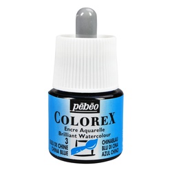 Pebeo Water colours 45ml Chinese Blue 341-003