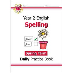 CGP KS1 Spelling Year 2 Daily Practice Book: Spring Term