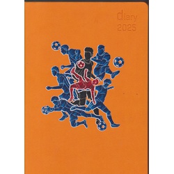 2025 Evoke PU Cover Digital Transfer Diary A5 Goal