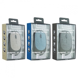 Cliptec Wireless Fabric Silent Mouse-RZS 855 Assorted