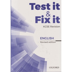 Test it & Fix it KCSE English (Revised Edition)