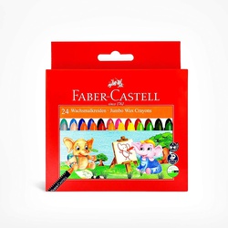 Faber Castell Crayons Jumbo Wax 24 pieces 90mm