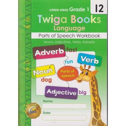 Twiga Books Language Speech Workbook Book 12 Grade 1