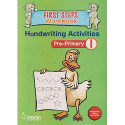 Moran First steps Workbook Handwriting  Activity Pre-primary 1