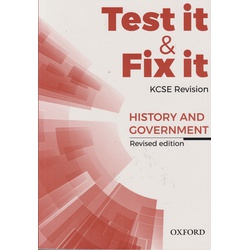 Test it and Fix it KCSE History