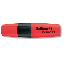 Pelikan text marker Red