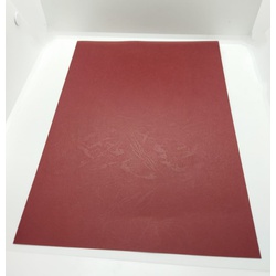 Embossed paper A4 Red