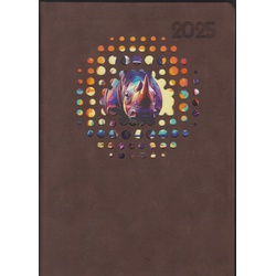 2025 Evoke PU Cover Fusion Diary A5 Tembo