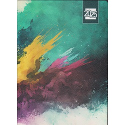 2025 Evoke PU Cover Printed Diary B5 Coral