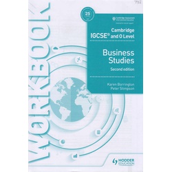 Hodder Cambridge IGCSE and O Level Business Studies Workbook 2nd Edition