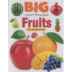 Alka Big Picture Board Book Fruits Can Be Wiped Clean