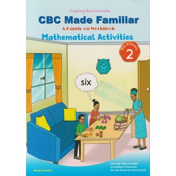Made Familiar CBC Mathematical Activities Workbook Pre Primary 2