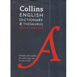 Collins English Dictionary and Thesaurus Pocket
