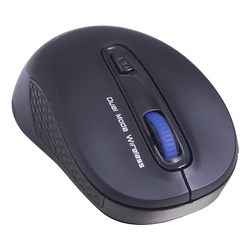 Cliptec 2400Dpi Dual Mode Wireless Optical Mouse (Dual-Trax)-Black CL-MOU-RZS780