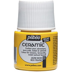 Pebeo Ceramic 45ml Rich Yellow 025-021