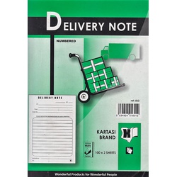 Delivery Note A5 Ref:563 Ordinary