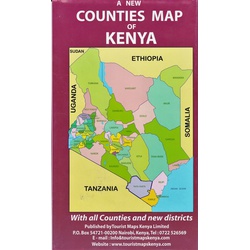 New Counties Map of Kenya (Tourist Maps Kenya)