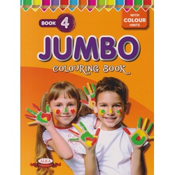 Alka Jumbo Colouring Book with Colour Hints Assorted