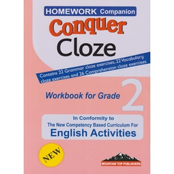 MTP Homework Conquer Cloze Workbook  Grade 2