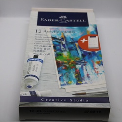 Faber Castell Acrylic Colours 12 pieces X 20ml Tubes